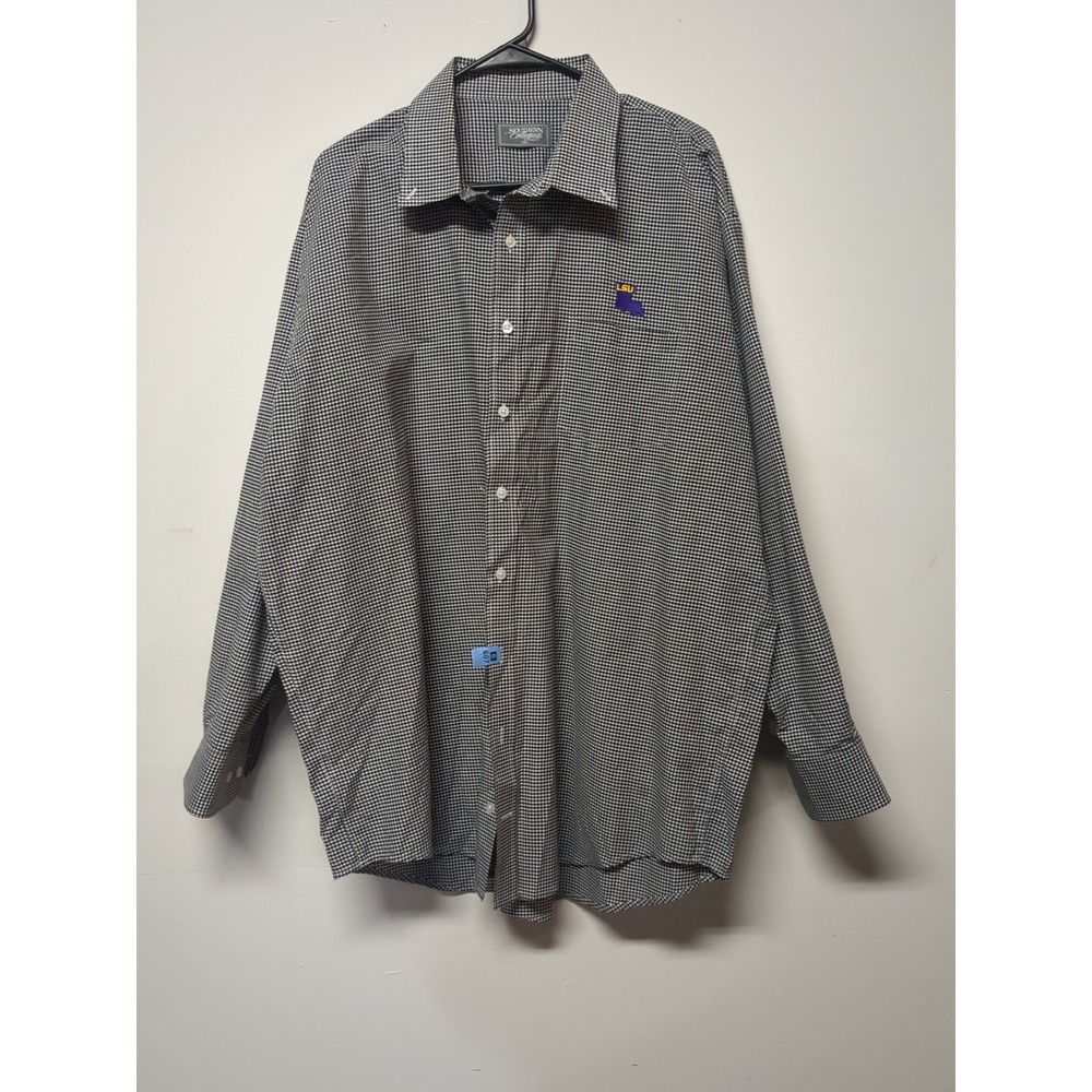 Southern Collegiate Apparel LSU Long Sleeve Button Up Shirt Mens Size 2XL